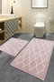Mijölnir Juego de alfombras de baño Dante - Powder, 2 piezas